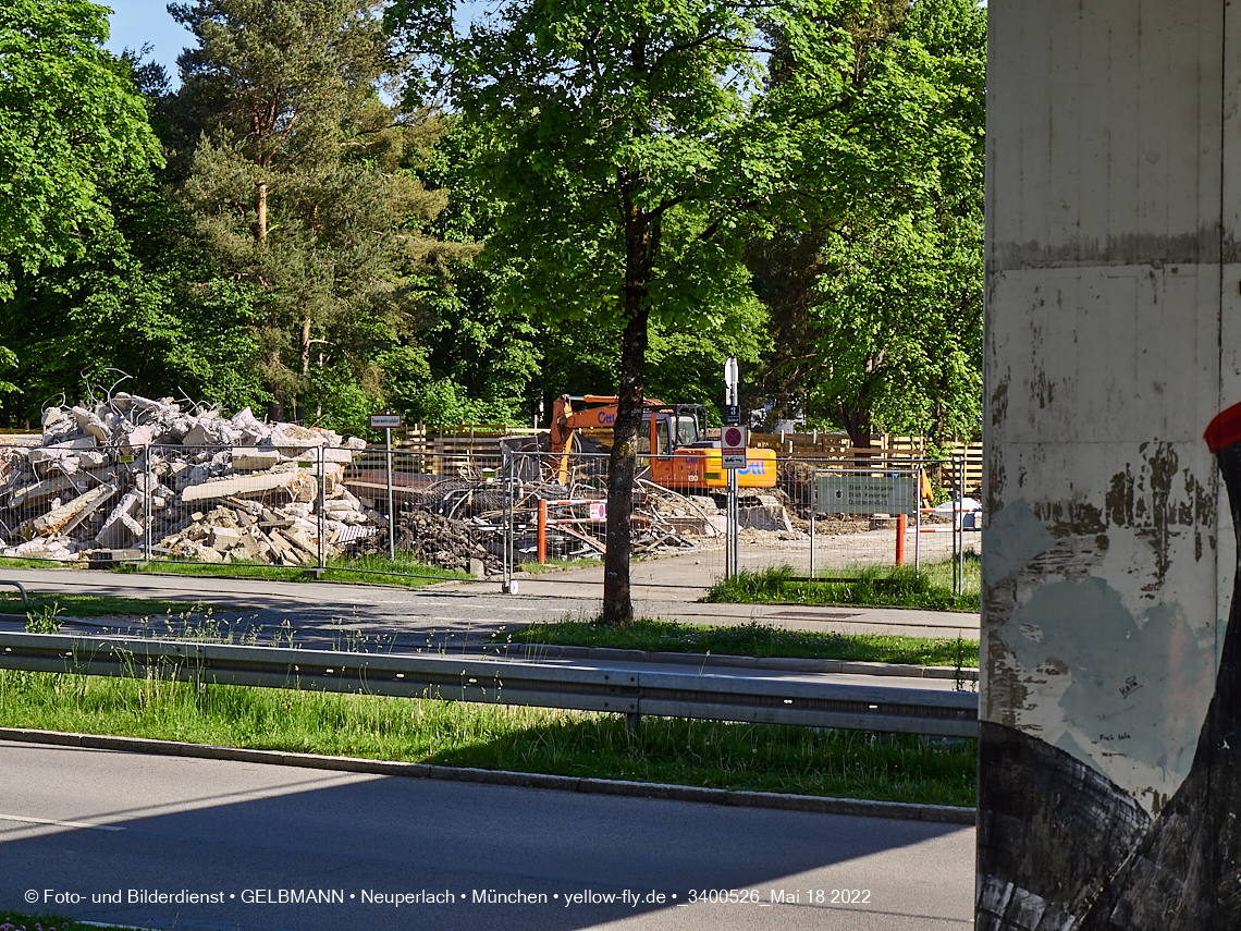 18.05.2022 - Baustelle am Haus für Kinder in Neuperlach